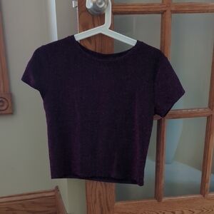 Wild Fable Purple Crop Top